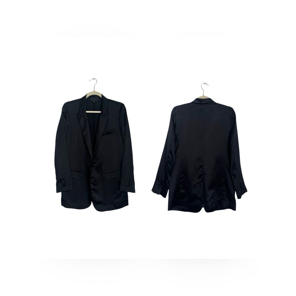 Nili Lotan Eveline Silk-satin blazer - Picture 11 of 13